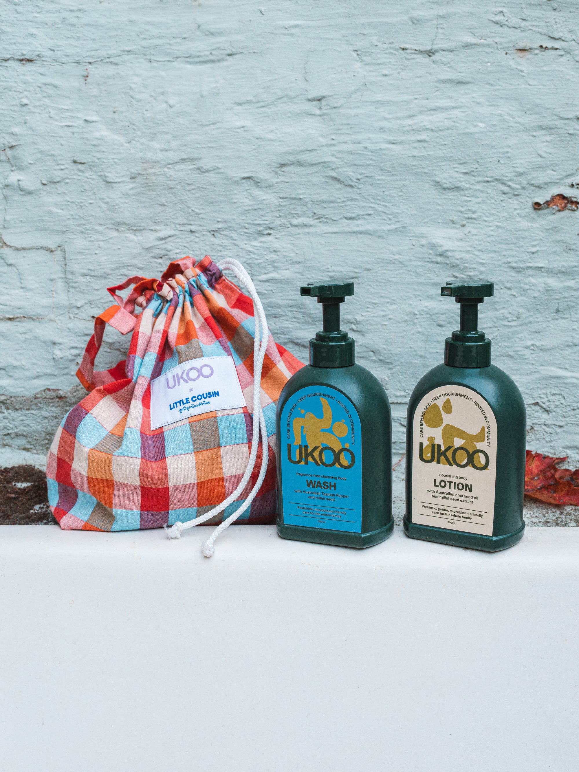 UKOO x Little Cousin -The Village Tote  Fragrance Free Bundle